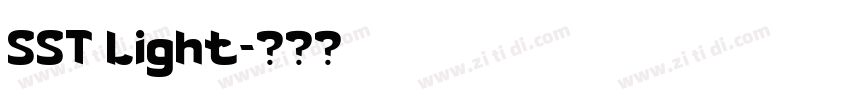 SST Light字体转换